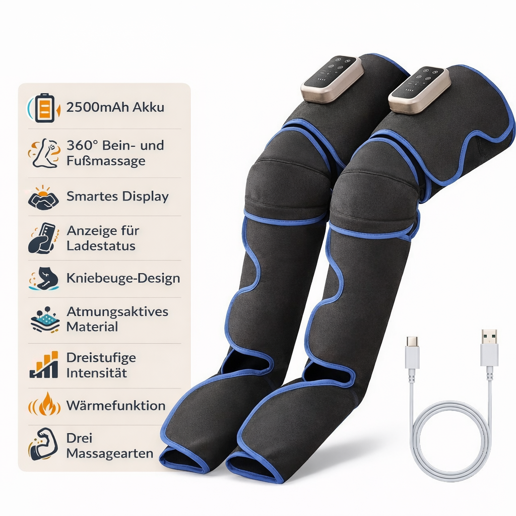 Beinmassagegerät mit Wärme