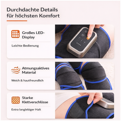 Beinmassagegerät mit Wärme