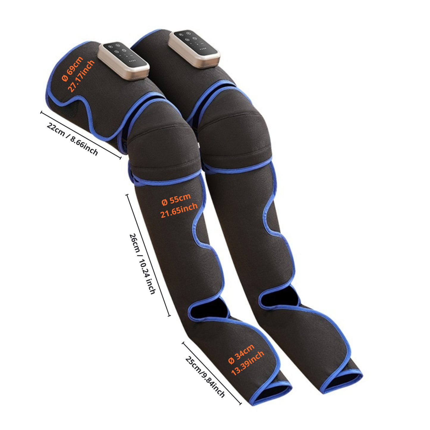 Beinmassagegerät mit Wärme