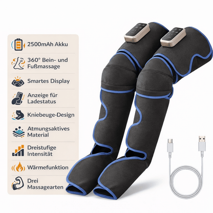 Beinmassagegerät mit Wärme Both Legs English Manual