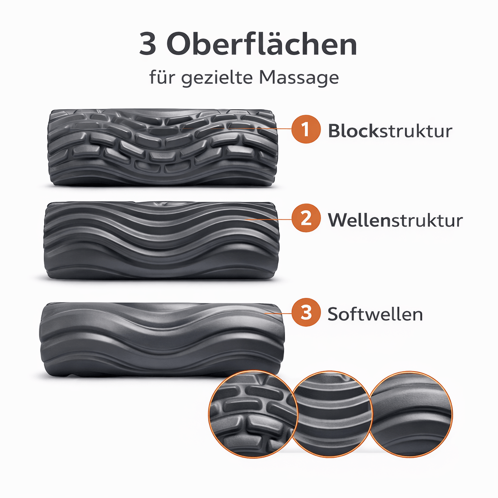 Vibrierende Faszienrolle